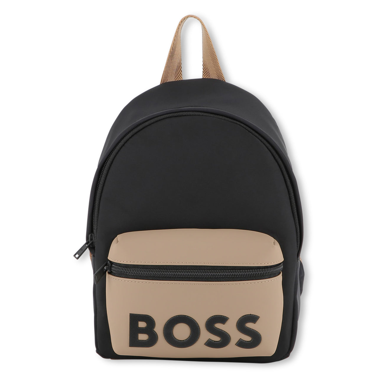 BOSS Backpack para niño y Teen negra bicolor negro y cookie