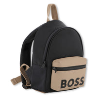 Thumbnail for BOSS Backpack para niño y Teen negra bicolor negro y cookie