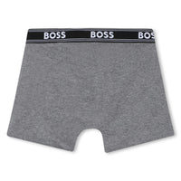 Thumbnail for BOSS Set de 5 boxers para niño y teen, gris y negro