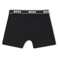 Thumbnail for BOSS Set de 5 boxers para niño y teen, gris y negro