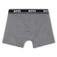 Thumbnail for BOSS Set de 5 boxers para niño y teen, gris y negro