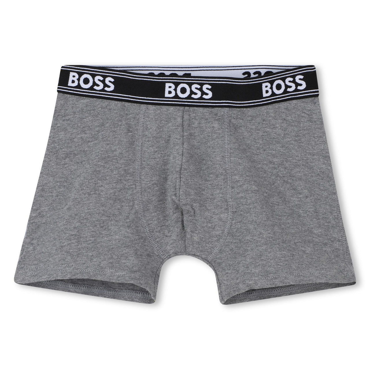 BOSS Set de 5 boxers para niño y teen, gris y negro