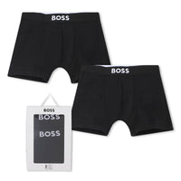 Thumbnail for BOSS Set de 2 boxers para niño y teen, ambos negros