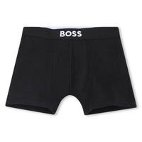 Thumbnail for BOSS Set de 2 boxers para niño y teen, ambos negros