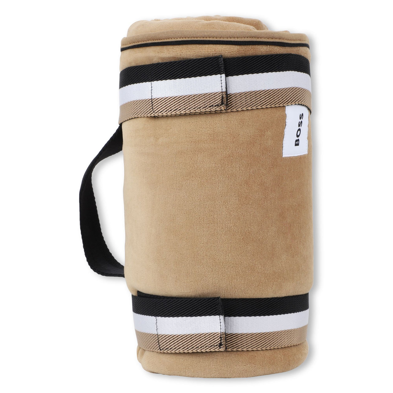 BOSS Cobija para bebe reversible blanco y cookie