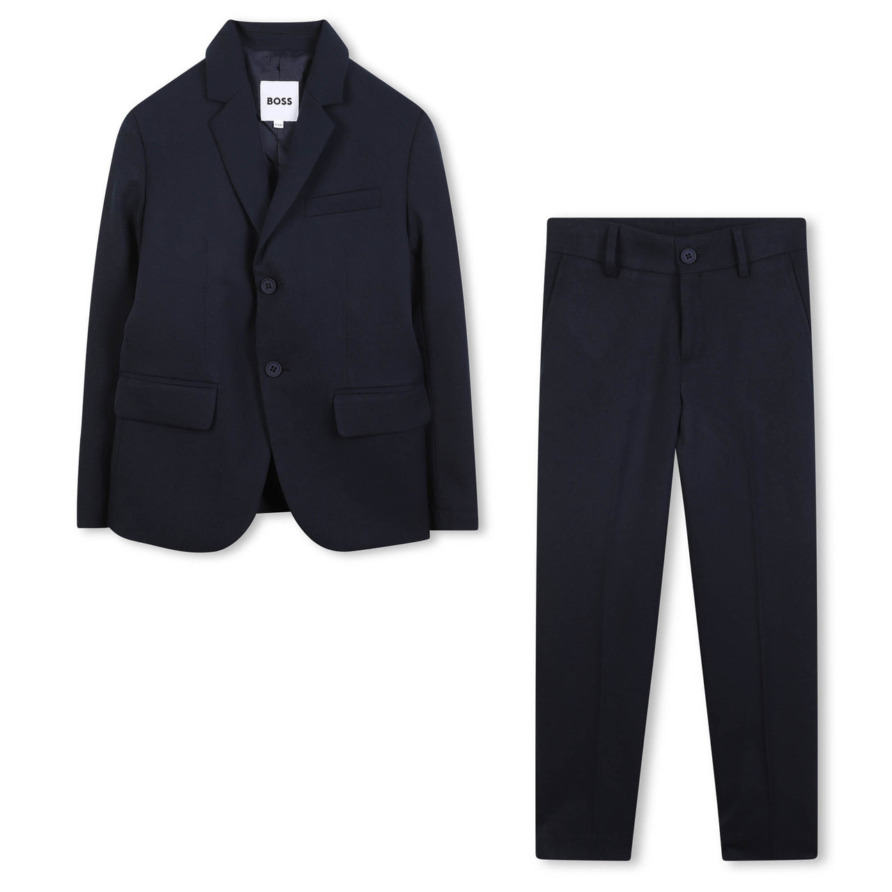 BOSS traje para niño y teen azul marino