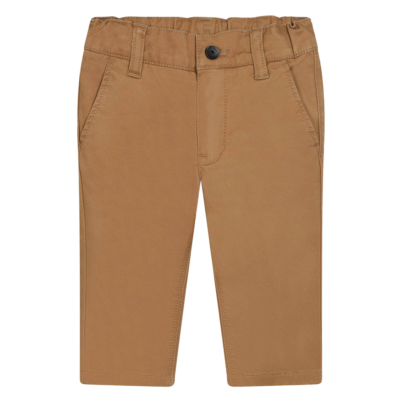 BOSS Pantalon de gabardina para bebe, color cookie