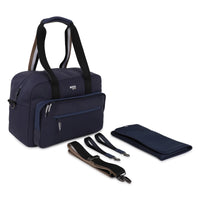 Thumbnail for BOSS Pañalera con accesorios color azul liso pequeño logo al frente