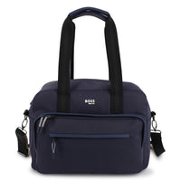 Thumbnail for BOSS Pañalera con accesorios color azul liso pequeño logo al frente