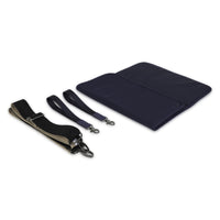 Thumbnail for BOSS Pañalera con accesorios color azul liso pequeño logo al frente