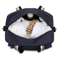 Thumbnail for BOSS Pañalera con accesorios color azul liso pequeño logo al frente