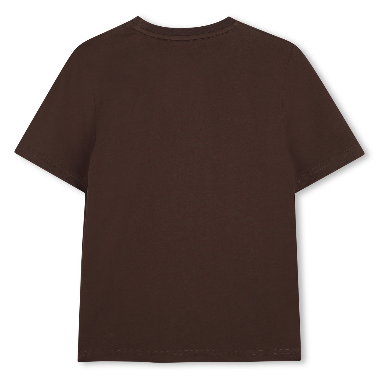 BOSS playera para niño y ñeen color cafe logo al frente