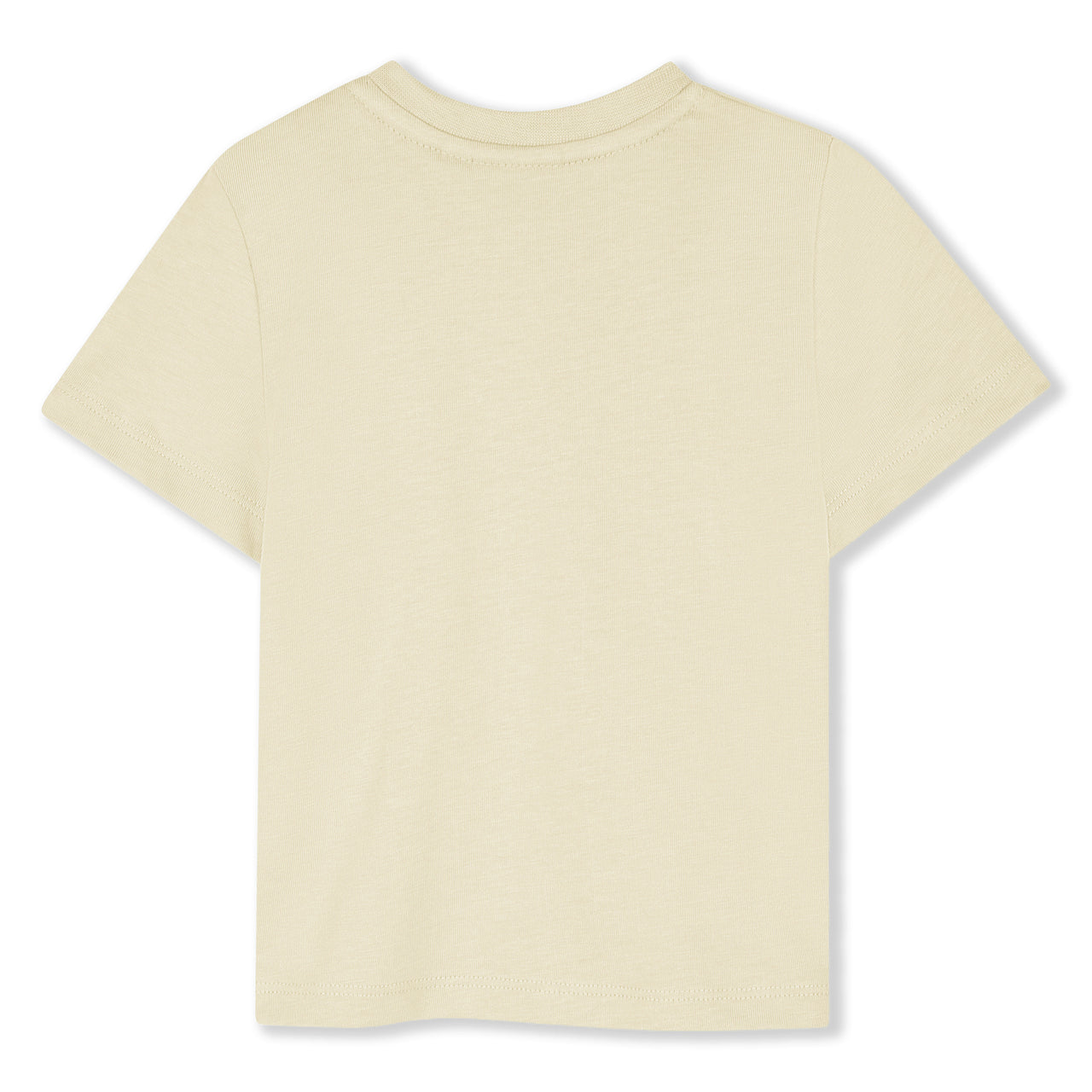 BOSS playera para bebe color crema logo al frente
