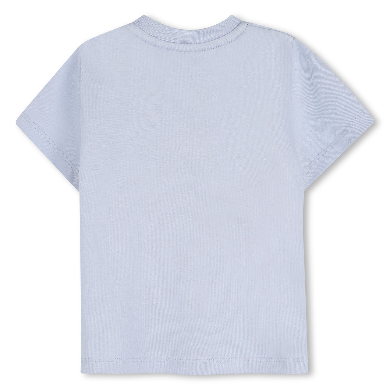 BOSS playera para bebe color azul cielo logo al frente