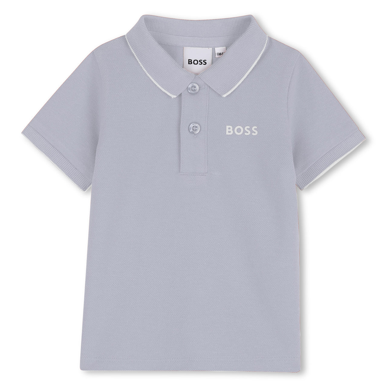 BOSS Polo para bebe color azul cielo