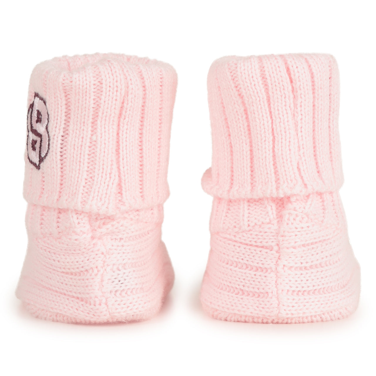 Boss zapatitos para bebe niña tejidos color rosa
