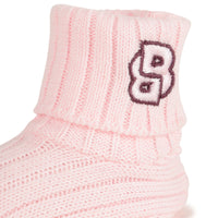 Thumbnail for Boss zapatitos para bebe niña tejidos color rosa