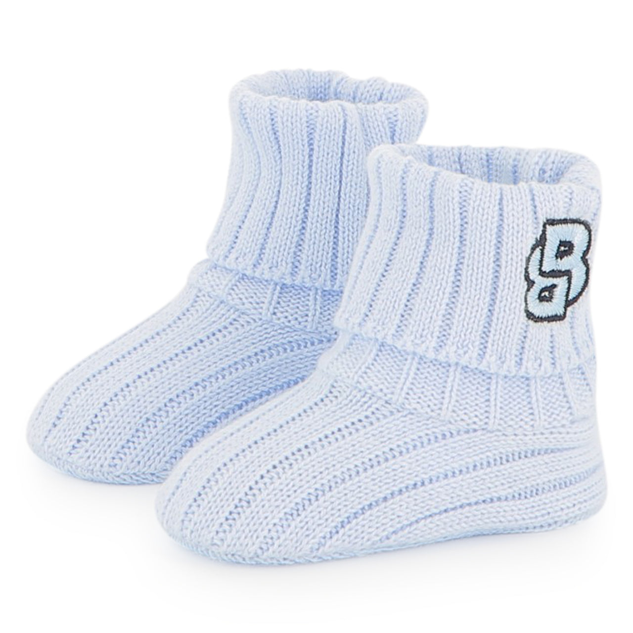 Boss zapatitos para bebe niño tejidos azul cielo