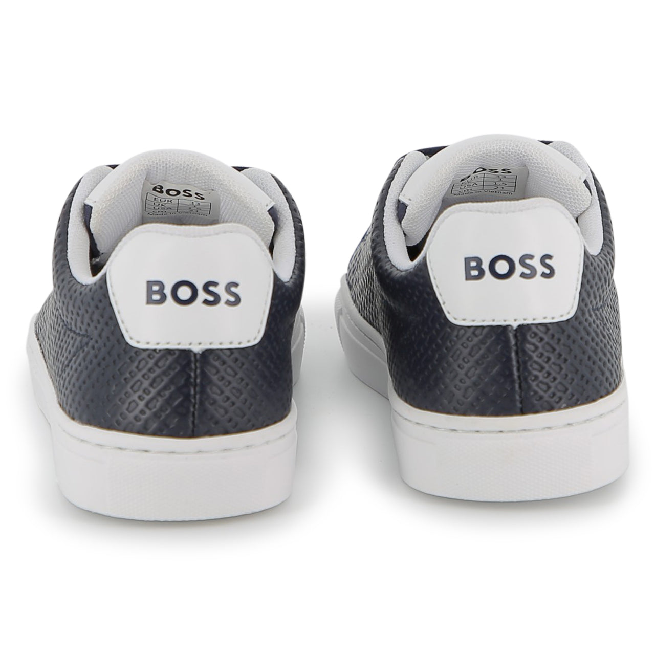 Boss tenis para niño y teen con agujetas all over monogram