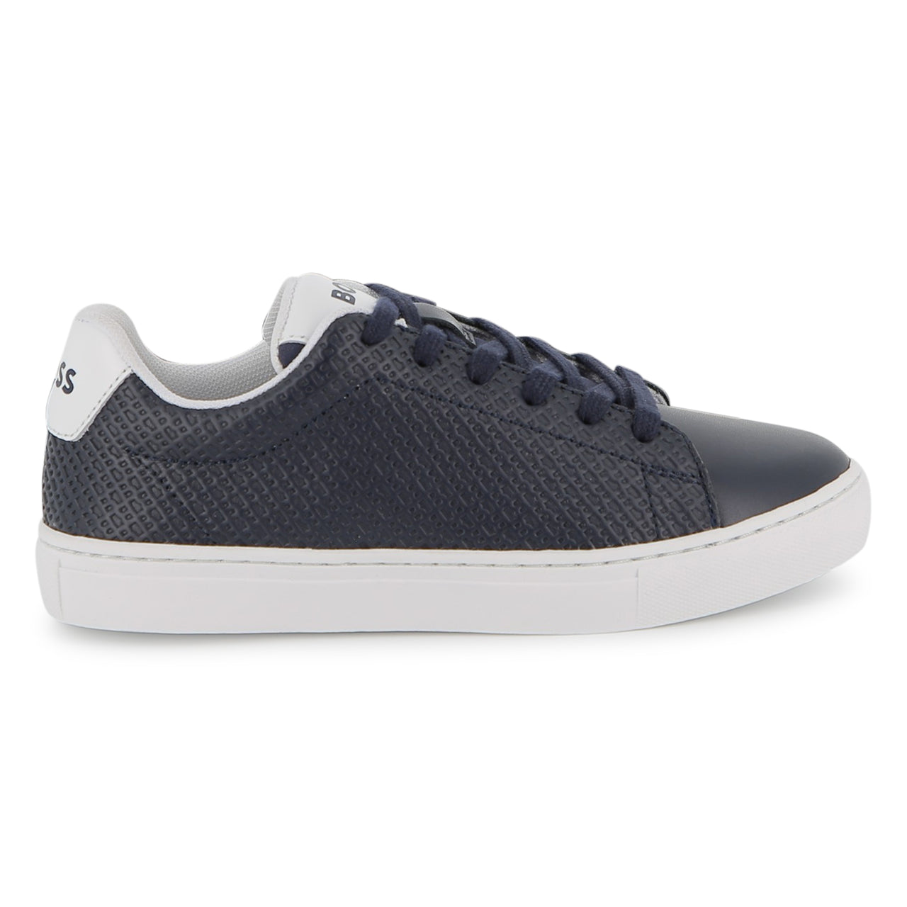 Boss tenis para niño y teen con agujetas all over monogram
