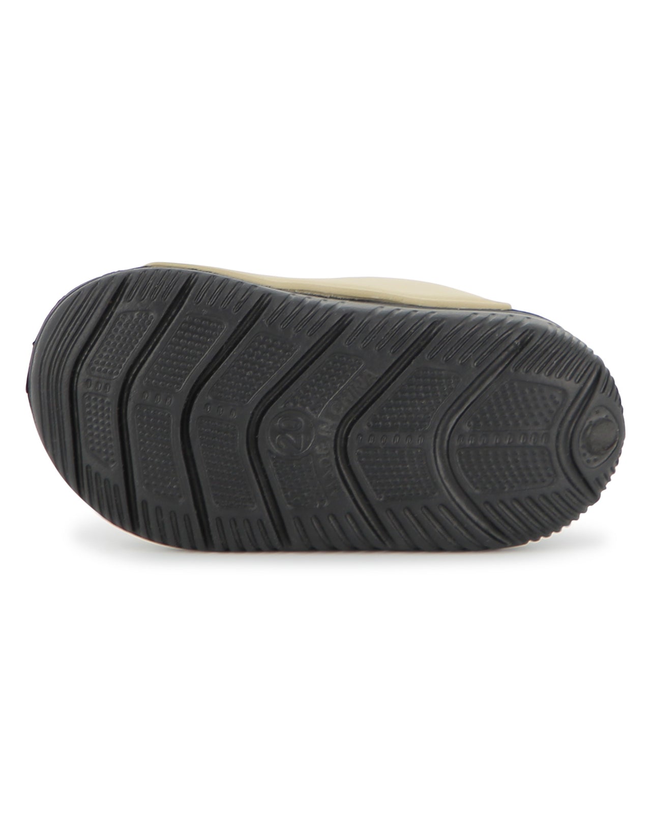BOSS sandalia para bebe y niño, beige con suela negra