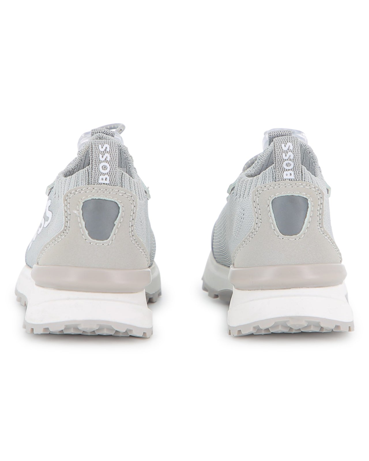 Boss tenis para bebe con agujetas simuladas tipo calcetin