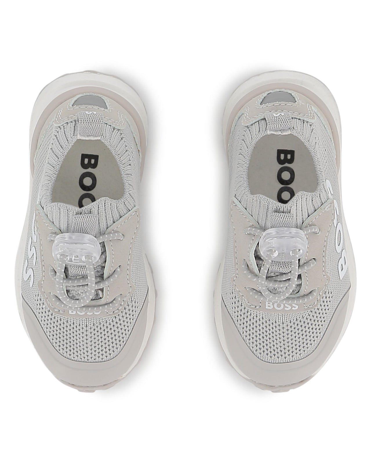 Boss tenis para bebe con agujetas simuladas tipo calcetin