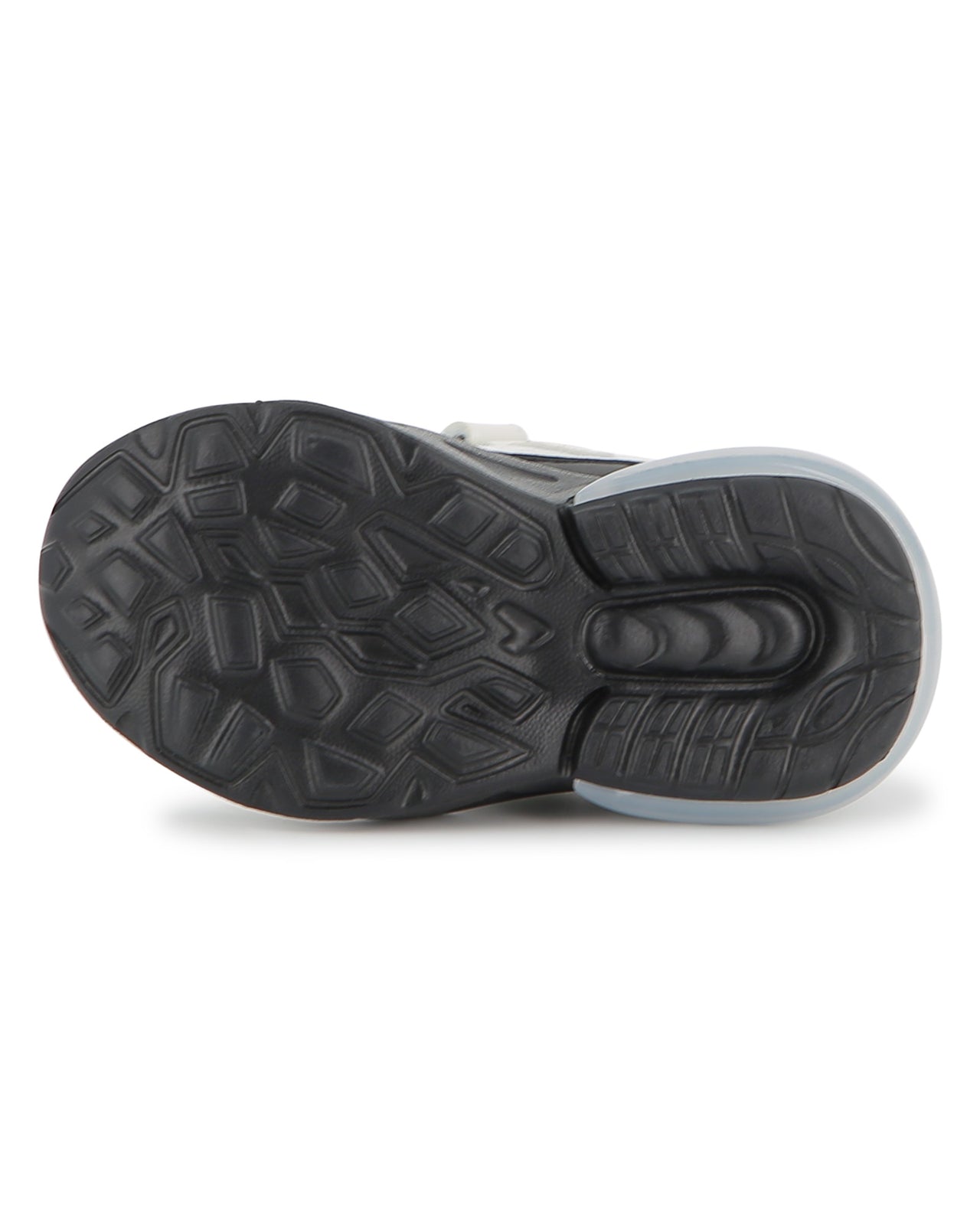 Boss tenis para niño pequeño con agujetas simuladas y velcro en 2 tonos