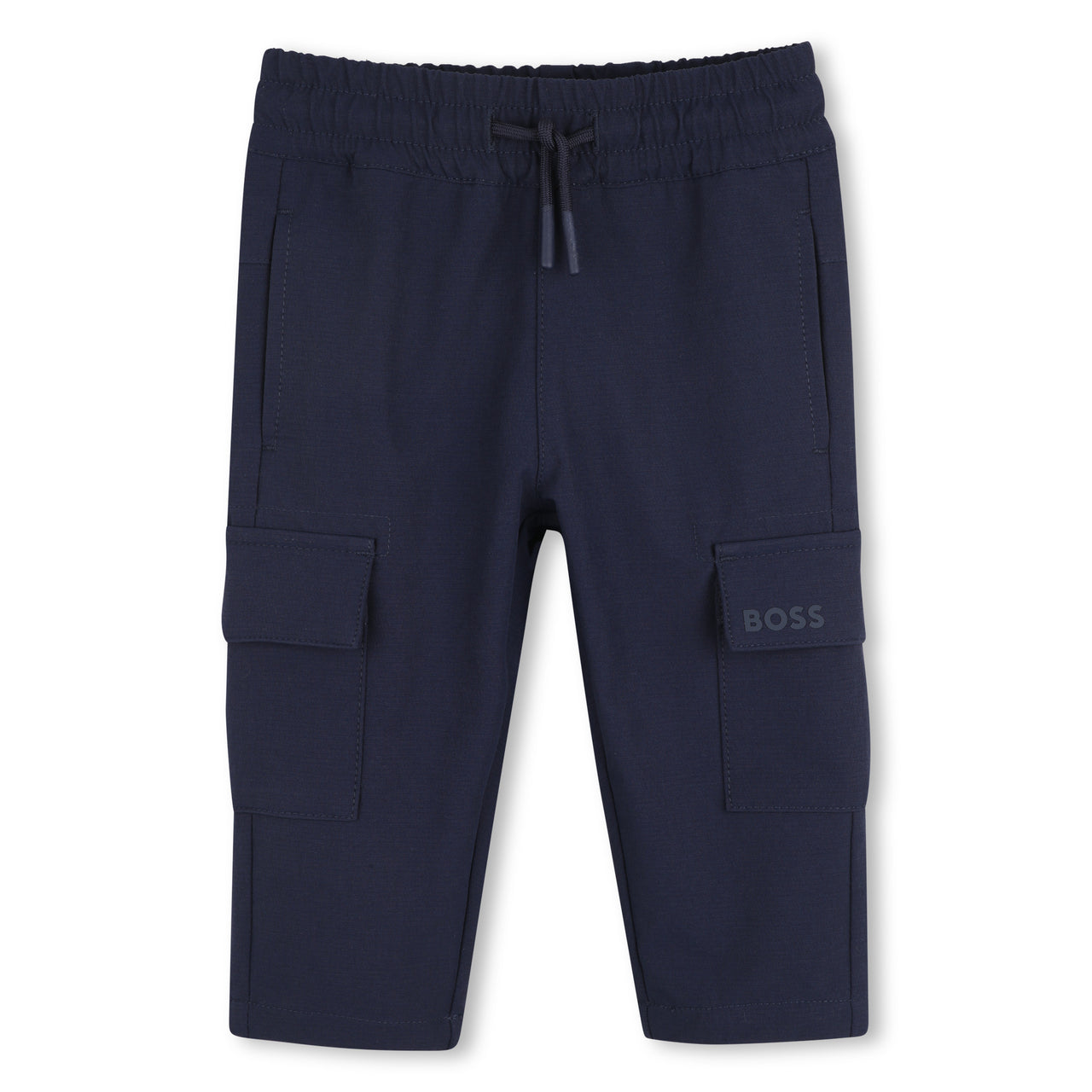 BOSS pantalon para azul marino con jareta