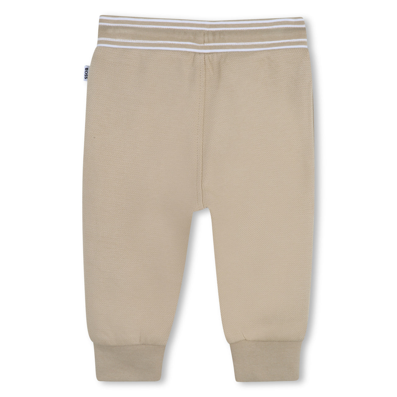 BOSS Set de pants para bebe beige, con capucha y bolsas frontales