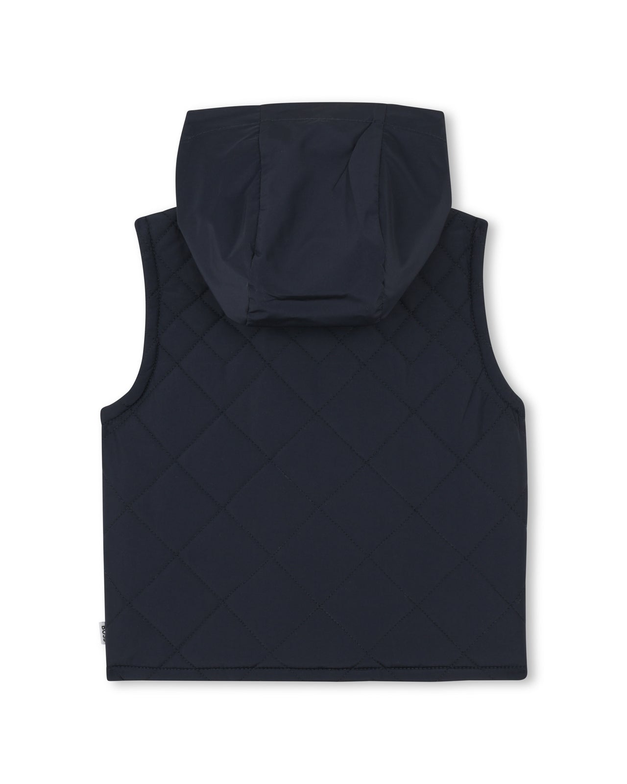 BOSS Chaleco para bebe negro new logo bordado