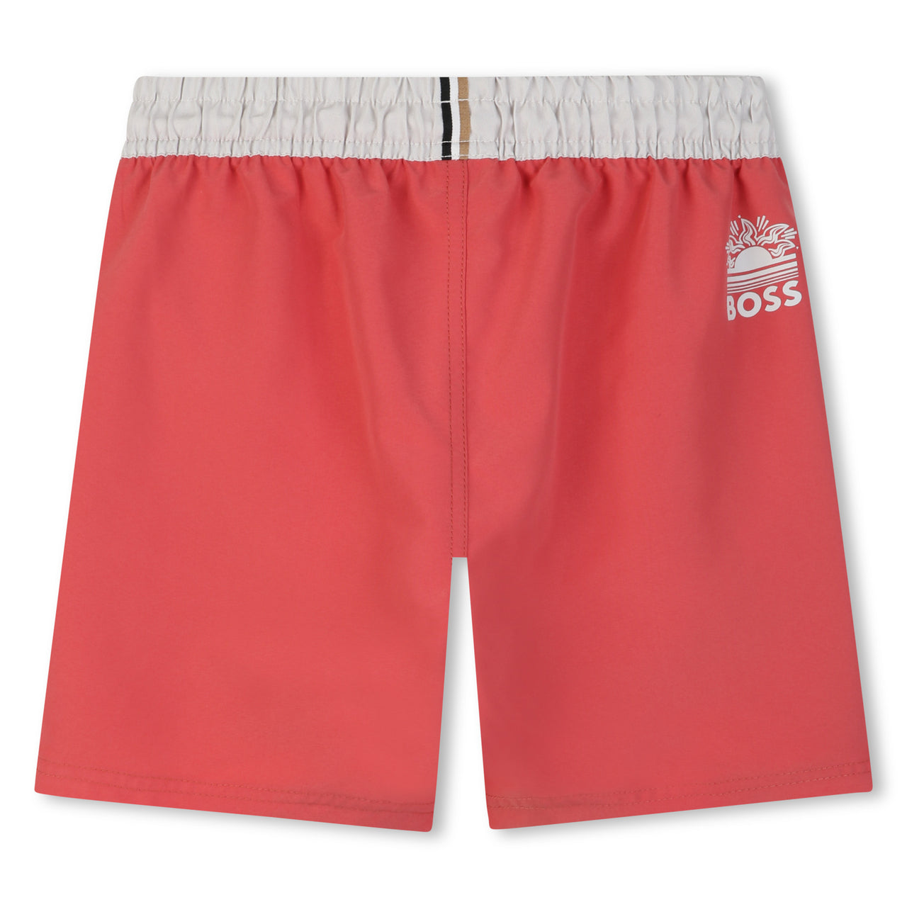 BOSS Traje de baño para niño y Teen ajustable color coral