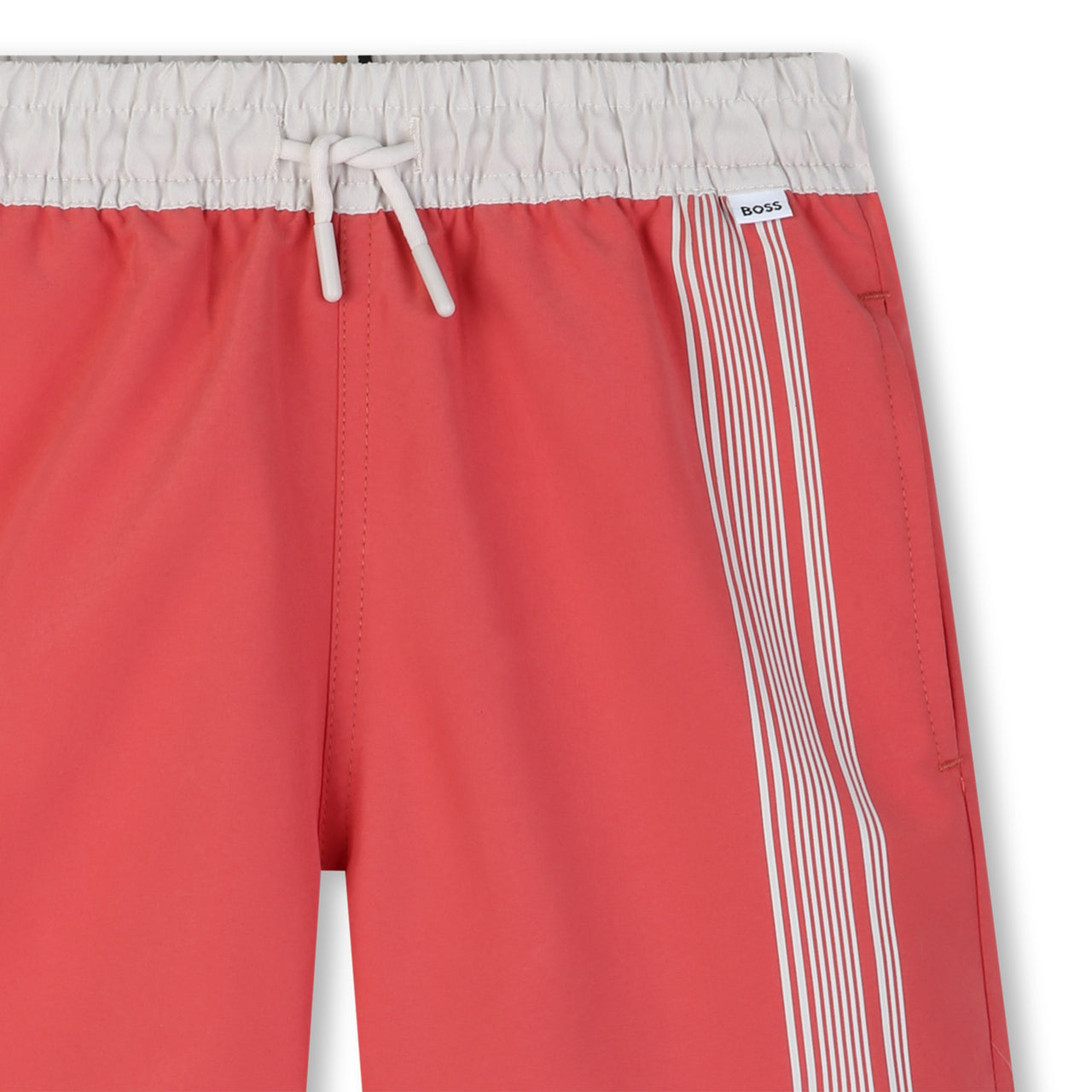 BOSS Traje de baño para niño y Teen ajustable color coral