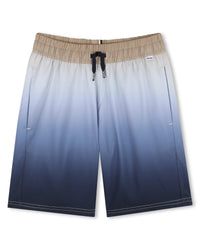 Thumbnail for BOSS Traje de baño para niño y Teen ajustable azul degradado