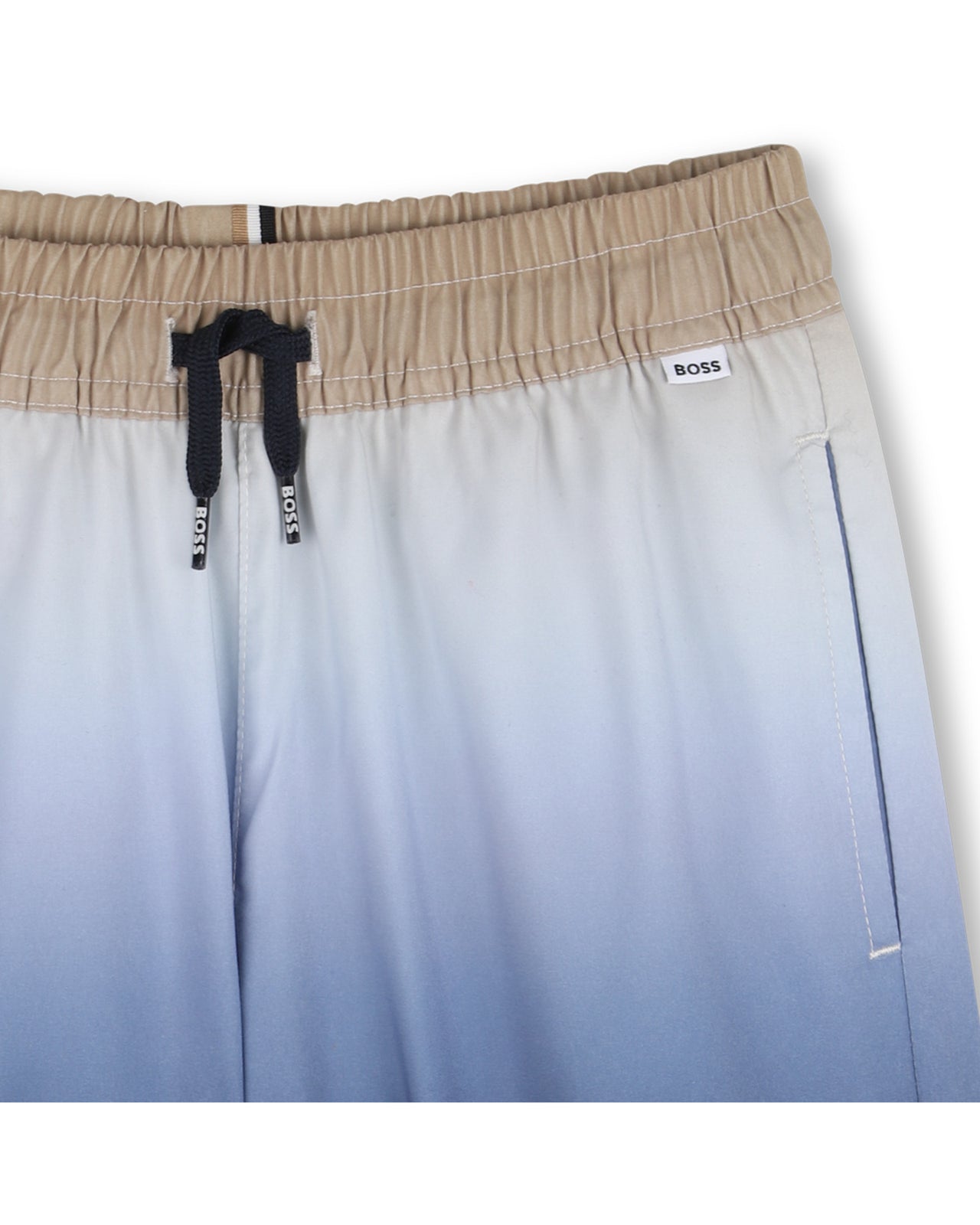 BOSS Traje de baño para niño y Teen ajustable azul degradado