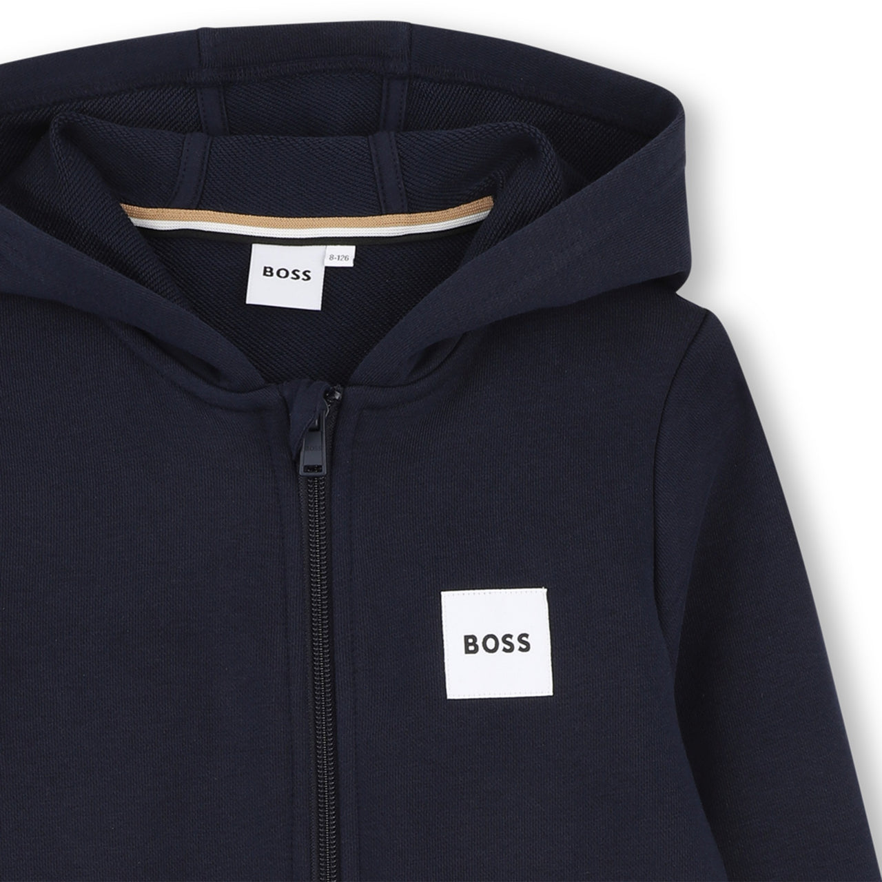 BOSS Set de pants para niño y teen azul marino logo tipo parche