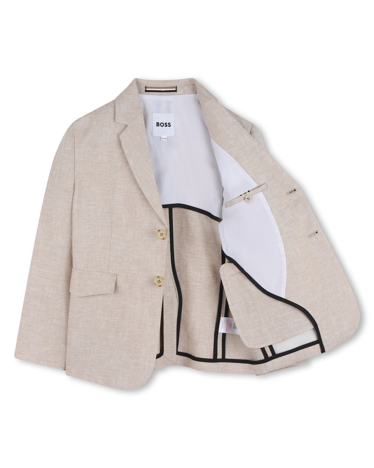 BOSS Traje para niño y teen color beige
