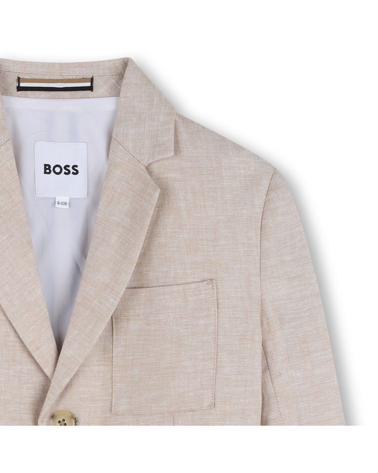 BOSS Traje para niño y teen color beige