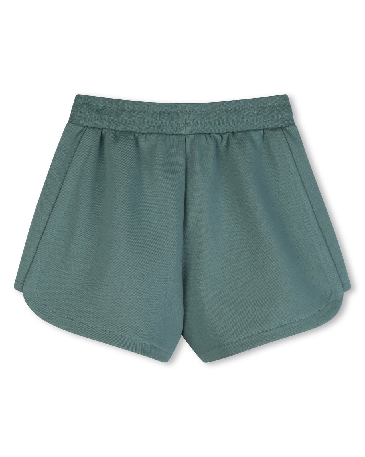 BOSS Set de Sudadera con short para niña y teen color verde