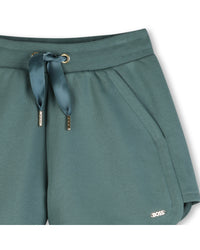 Thumbnail for BOSS Set de Sudadera con short para niña y teen color verde