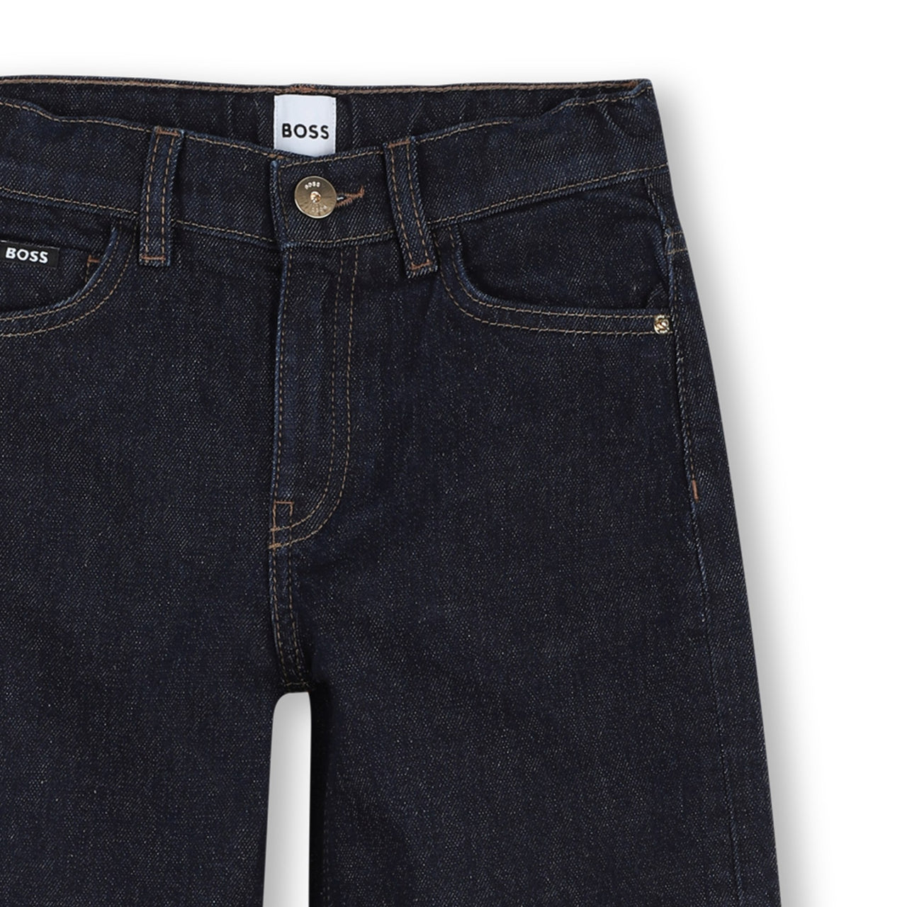 BOSS jeans para niño y teen negro acampanado