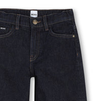 Thumbnail for BOSS jeans para niño y teen negro acampanado