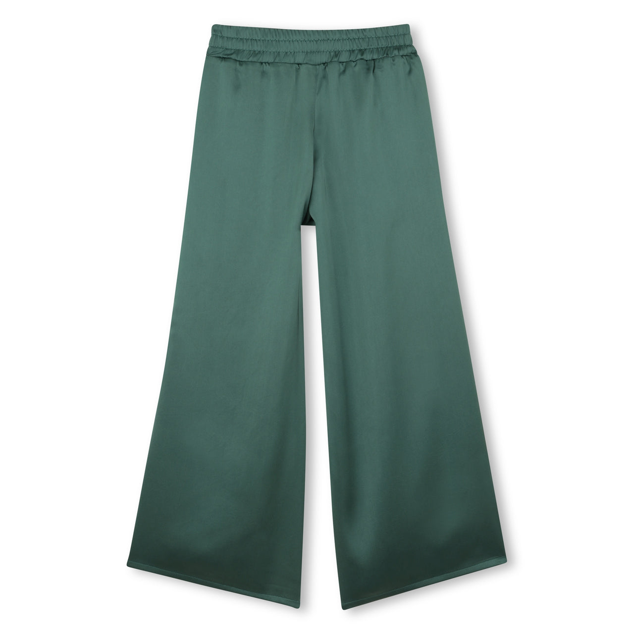 BOSS Set de pants para niña verde satin pequeño logo