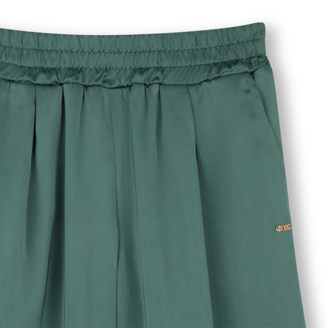 BOSS Set de pants para niña verde satin pequeño logo
