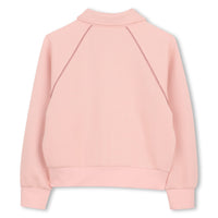 Thumbnail for BOSS Set de pants para niña rosa con capuchay cierre