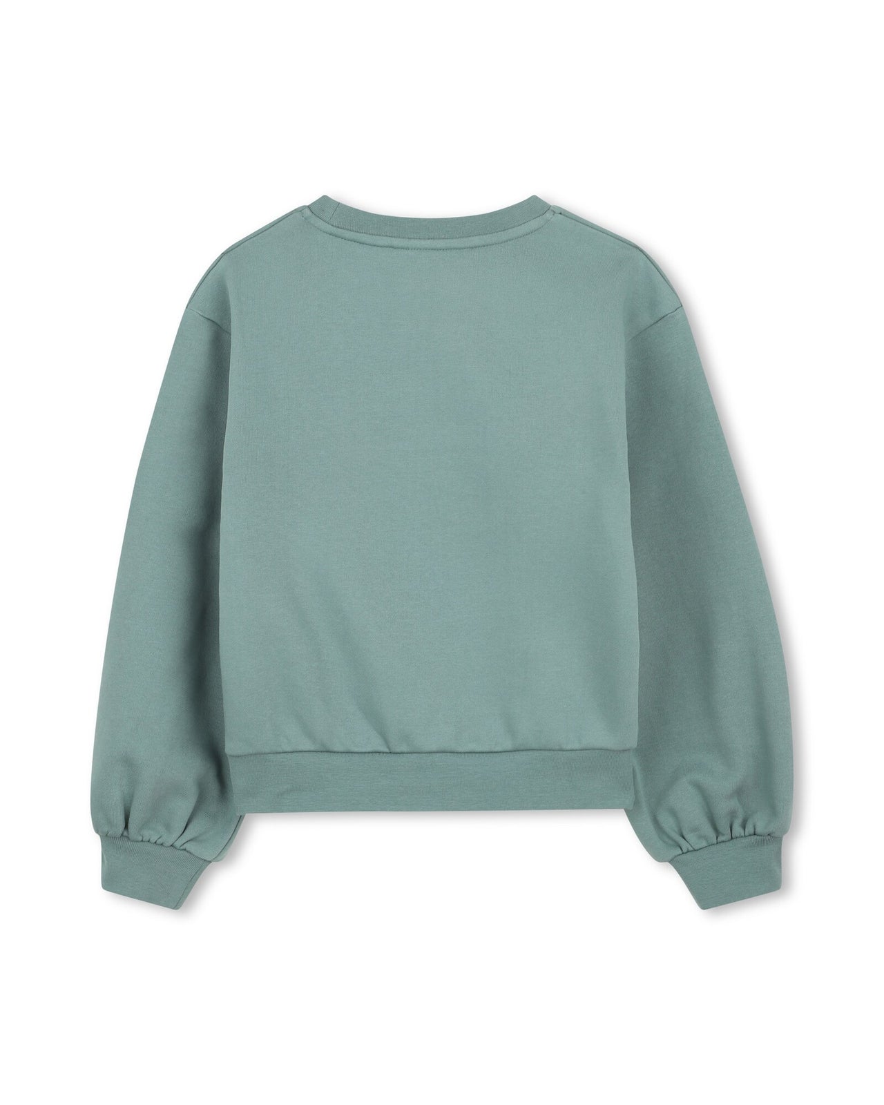 BOSS Set de Sudadera con short para niña y teen color verde