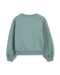 Thumbnail for BOSS Set de Sudadera con short para niña y teen color verde