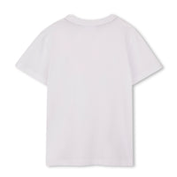 Thumbnail for BOSS Playera para niña y teen Color blanco, estampado al frente en color rosa