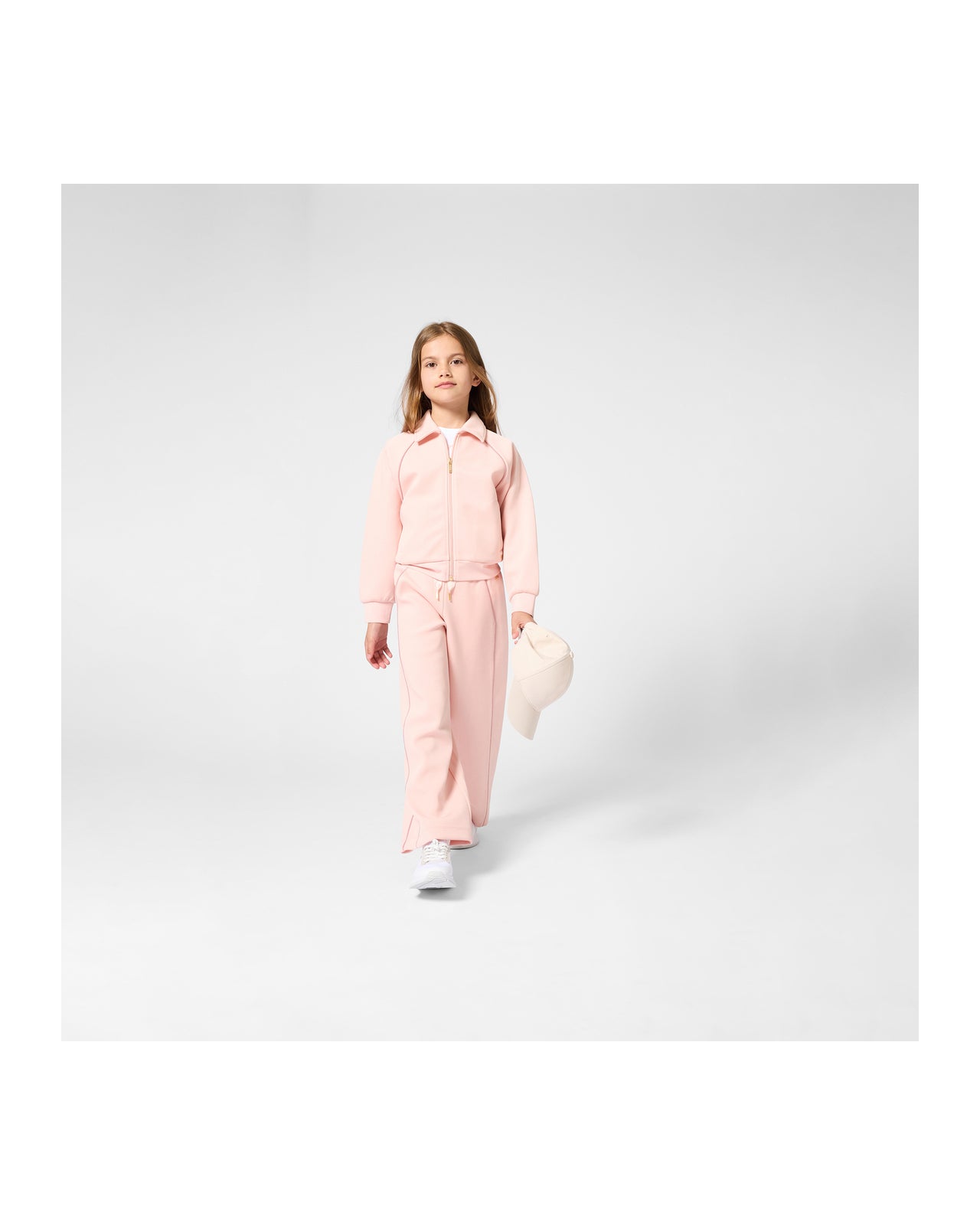 BOSS Playera para niña y teen Color rosa, estampado al frente en color rosa con logo