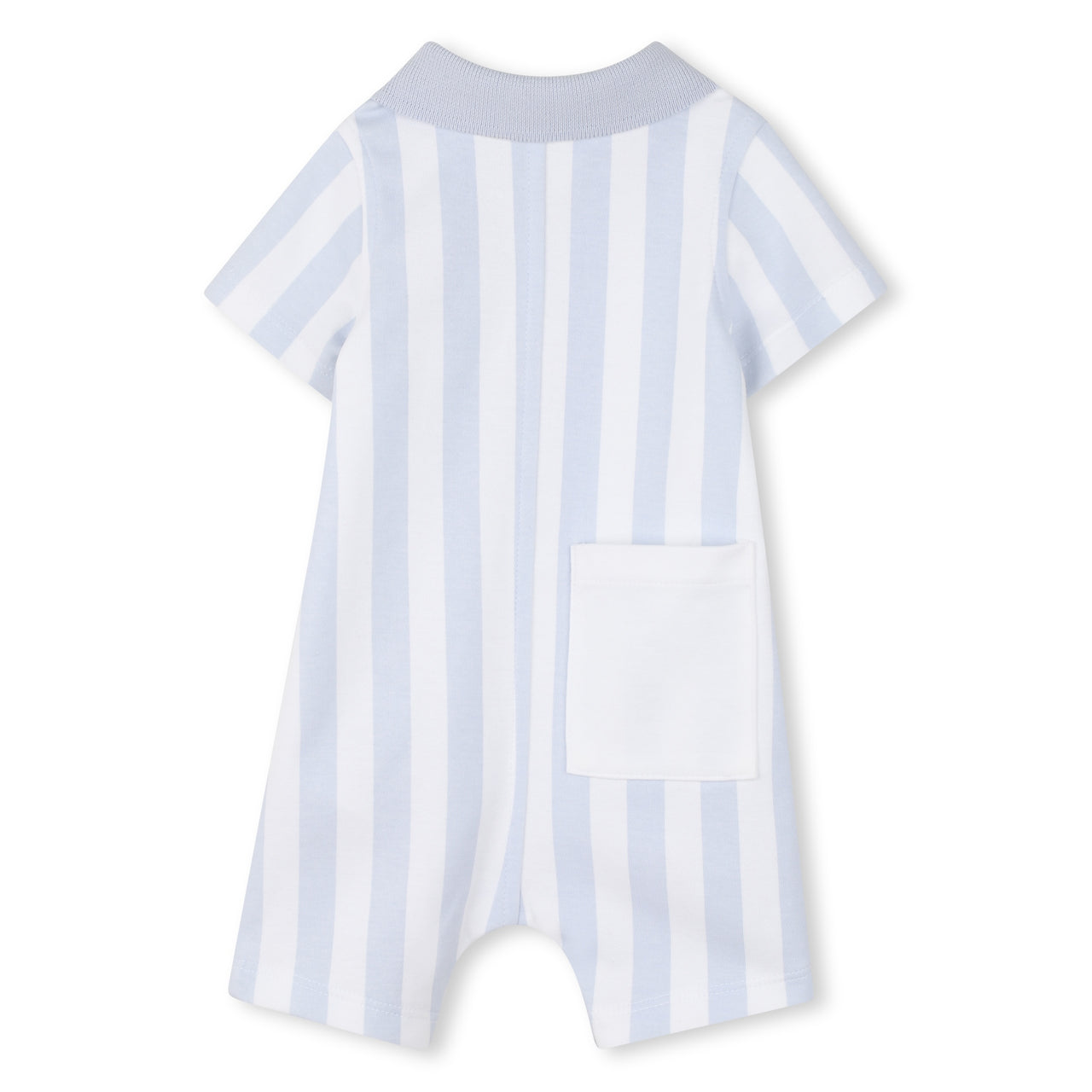 BOSS Pañelero exterior para bebe rayas azul cielo y blanco